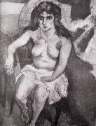 Jules Pascin Younger woman of Blue eye oil painting picture wholesale